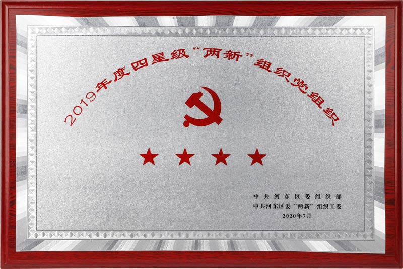 2019年度四星级“两新”组织党组织